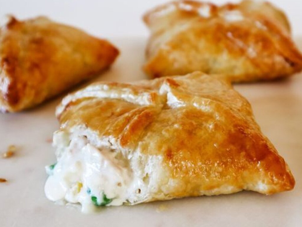 Tuna mornay parcels.