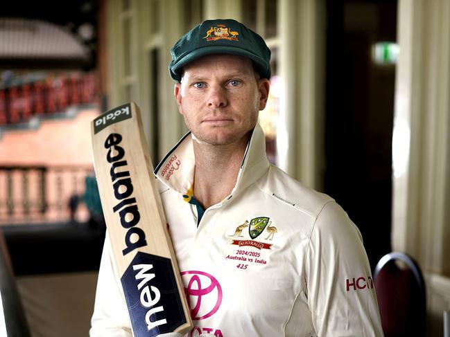 Steve Smith on the dressing room balcony ahead of the 2025 Sydney Pink Test match between Australia and India at the SCG where Smith is just 38 runs short of 10,000 Test runs. January 2, 2025. Photo by Phil Hillyard (Image Supplied for Editorial Use only - **NO ON SALES** - Â©Phil Hillyard )