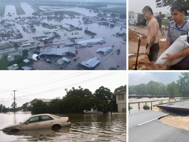 The Townsville region has been battered by intense rainfall.