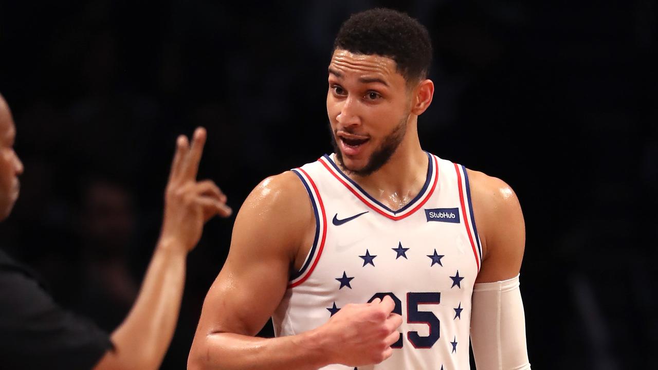 Ben Simmons was cut real deep.Photo: Elsa/Getty Images/AFP.