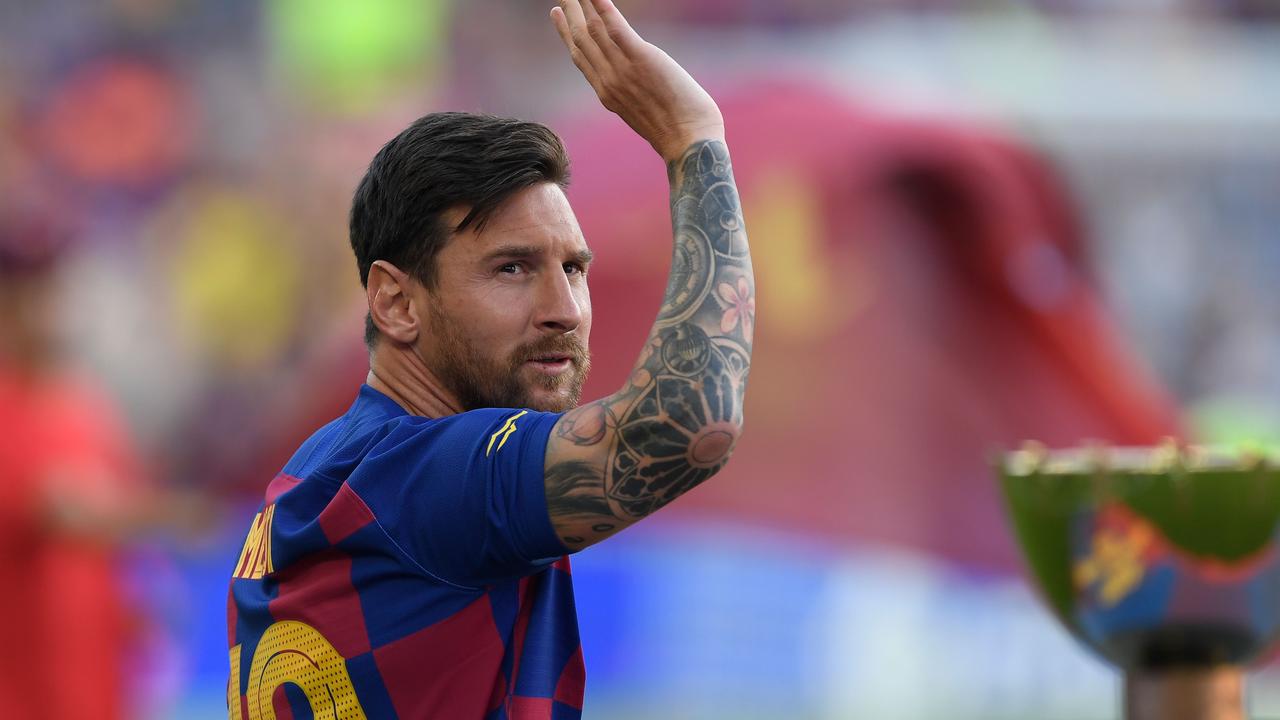 Barcelona's Argentinian forward Lionel Messi has had a goal nominated for the seventh time. Photo by Josep LAGO / AFP
