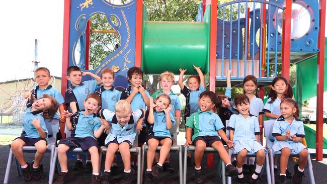 Biggera Waters MFY21 - Class D . Prep D: Back Row: Campbell Vaughan, Jackson Miller, Ryan Byrnes, Richie Elliott, Lachlan Taylor, Kaiarahi Stewart, Emma Bunce, Erina Xhiha, Mia Fang Front Row: Amelia Paton, Taj Aislabie, Nixon Mainwaring, Harley Baylis, Masato Inagaki, Ariah Simon, Savannah Peterson Photograph : Jason O'Brien