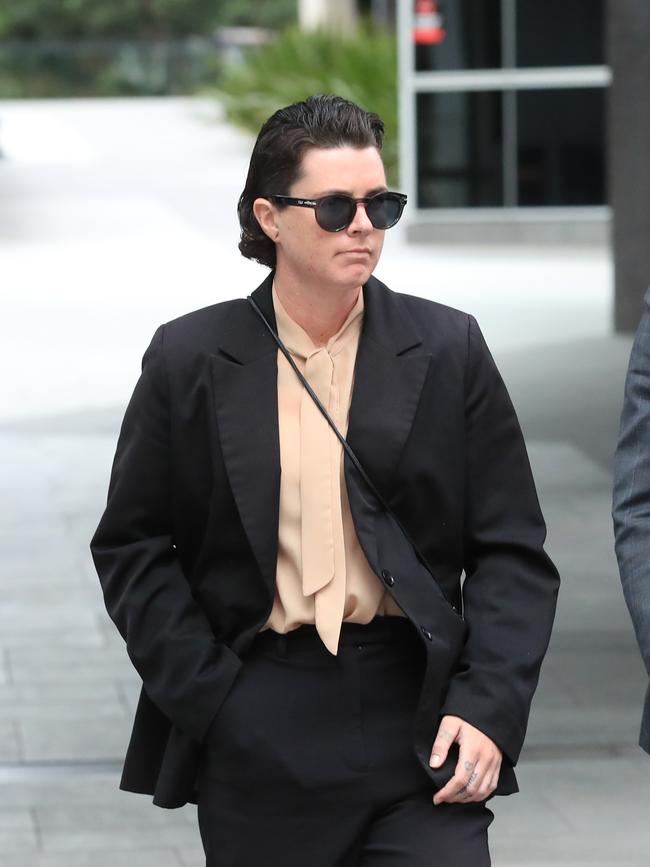 Kari O’Brien, who is alleged to have been in the passenger seat at the time of Senior Constable Masters’ death, is yet to learn if she will stand trial. Photo NewsWire / Scott Powick