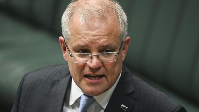 Prime Minister Scott Morrison says the best way to deliver education to children is in schools. Picture: AAP