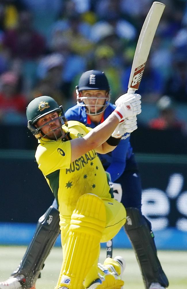 2.115 people tuned in to watch Aaron Finch destroy England in the first match. Picture: Wayne Ludbey