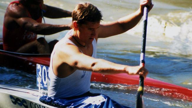 Cameron McMullan during the Murray Marathon in December 1996.