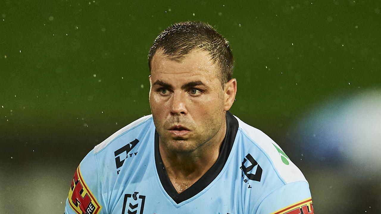 Wade Graham says he will put his health first, after suffering yet another head knock in Cronulla’s win over Penrith. Picture: Getty Images.