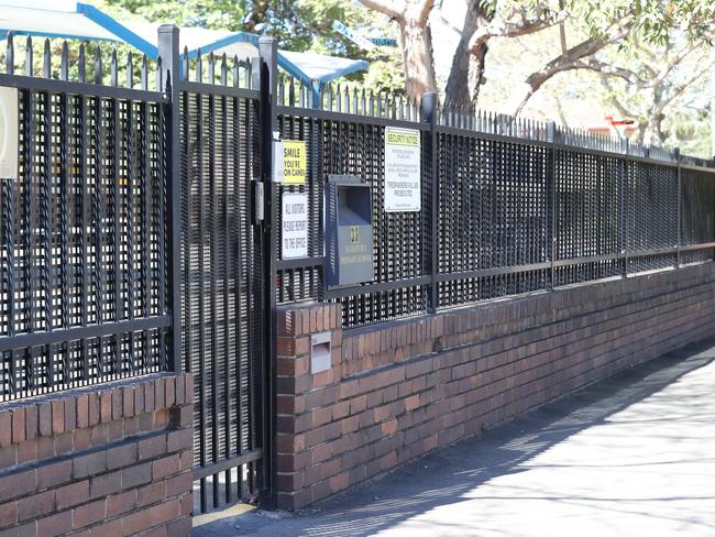 The new fence has been installed around the entire school and is 2m high. Picture: David Swift