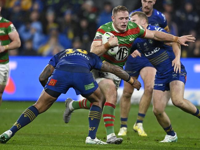 Rabbitohs star Tom Burgess has revealed his final move before he leaves the NRL club after 12 seasons. Picture: NRL Photos