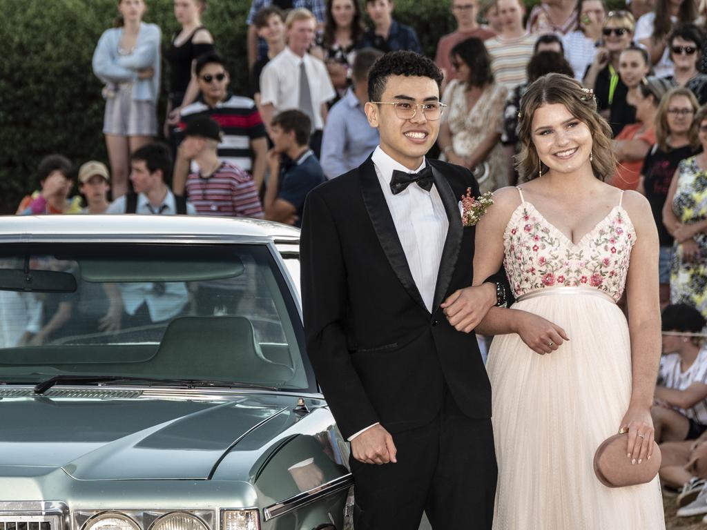 Toowoomba Christian College year 12 formal at Highfileds Cultural Centre. Johan Phipps and Eloise Copher.