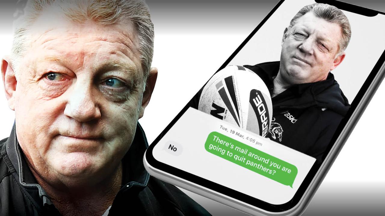 Phil Gould denied he was about to walk out the door at the Panthers.