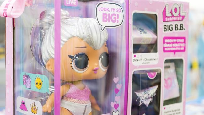 LOL Surprise dolls are stuck in China, and it’s no laughing matter. Picture: Kevin Farmer