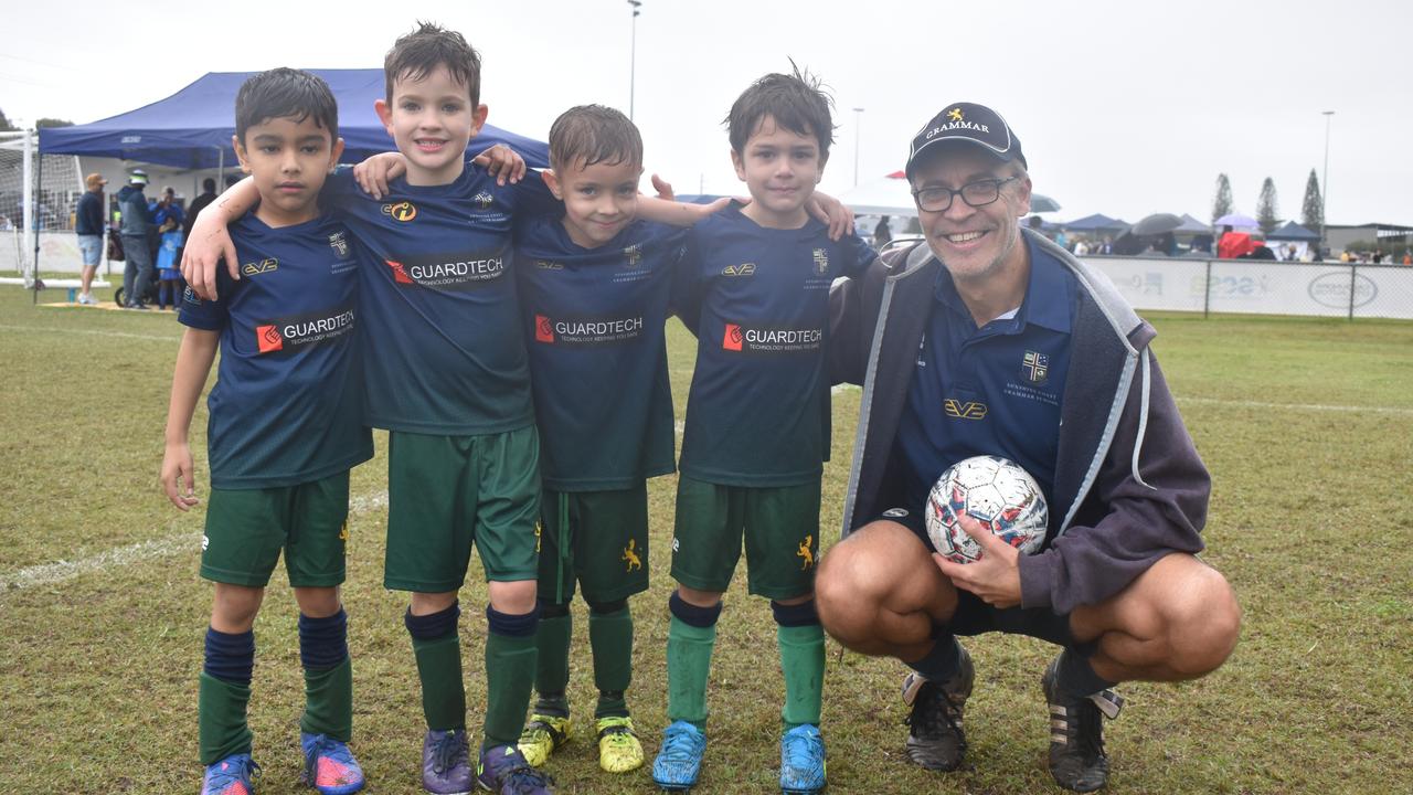 Grammar Roar under 7s at the Morey Tonen Carnival at Kawana on August 13, 2022. Picture: Eddie Franklin.