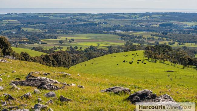 With views like this it’s easy to see how this home at 1205 Range Road, McLaren Flat topped the sales in the south this year. Picture: realestate.com.au