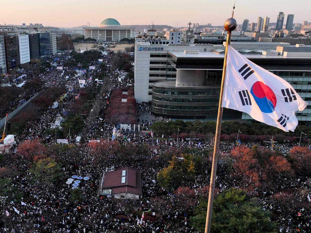 South Korea is also going through a turbulent political period after President Yoon Suk Yeol abruptly declared martial law (Photo by Jung Yeon-je / AFP)