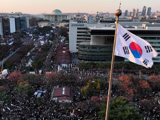 South Korea is also going through a turbulent political period after President Yoon Suk Yeol abruptly declared martial law (Photo by Jung Yeon-je / AFP)