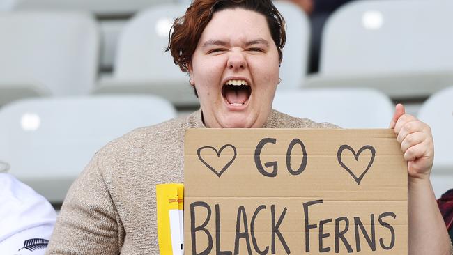 Black Ferns’ fans have come out in support of the team despite the difficult scheduling. Picture: Phil Walter/Getty Images.