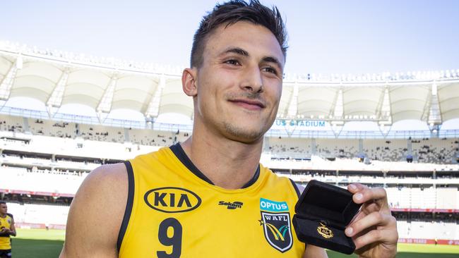 Josh Deluca is having a brilliant year in the WAFL. Picture: AAP Images 