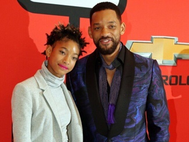 Father and daughter: Willow Smith and Will Smith.