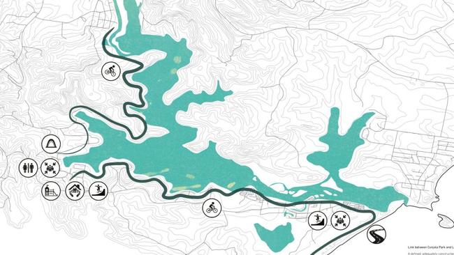 Concept plans for Conjola Park to Lake Conjola cycleway include ideas that encompass Fishermans Paradise and Narrawallee Nature Reserve.