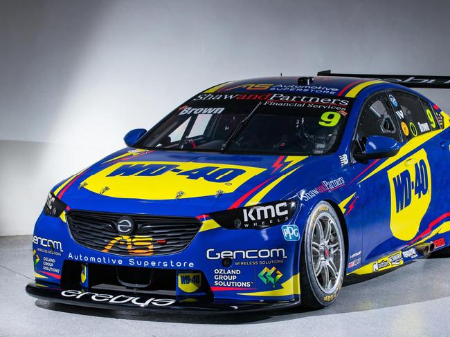 Will Brown's first V8 Supercars Championship livery is backed by global company WD40.