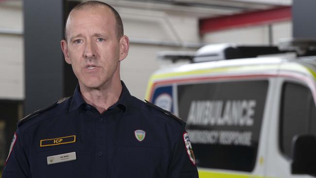 Ambulance Tasmania Cheif Executive Joe Acker at Hobart. Picture: Chris Kidd