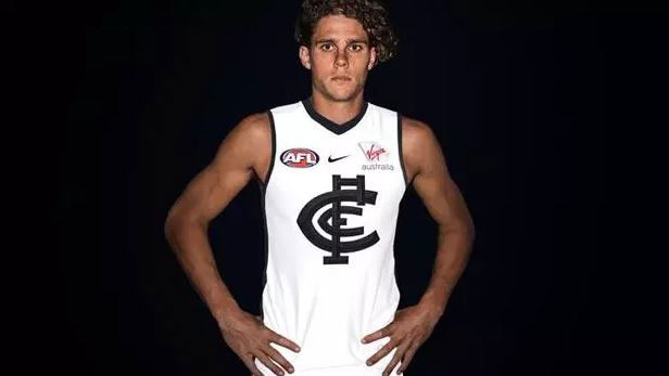 Carlton has unveiled its new clash guernsey. Picture: Carlton FC