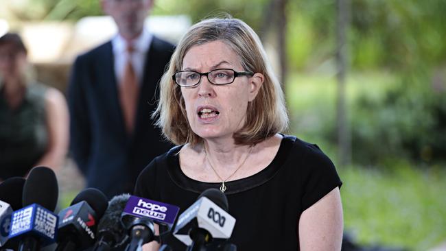 Mr Swivel said his client’s former employer was disregarding health advice, such as that coming from NSW chief health officer Dr Kerry Chant (pictured). Picture: NCA NewsWire / Adam Yip