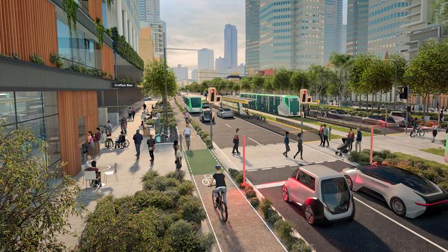 The Department of Infrastructure and Transport has released a series of images to get people thinking about possibilities for future city, suburban, regional and industrial transport options.