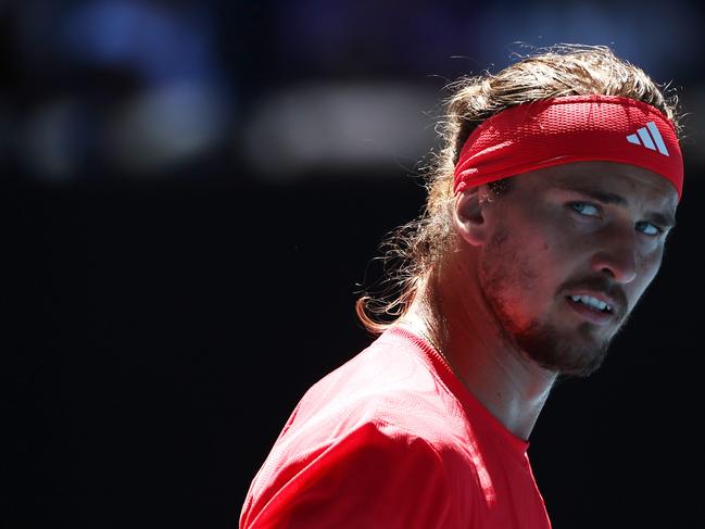 The tennis world has been ‘very, very kind’ to Alexander Zverev this Australian Open. Picture: Graham Denholm/Getty Images)