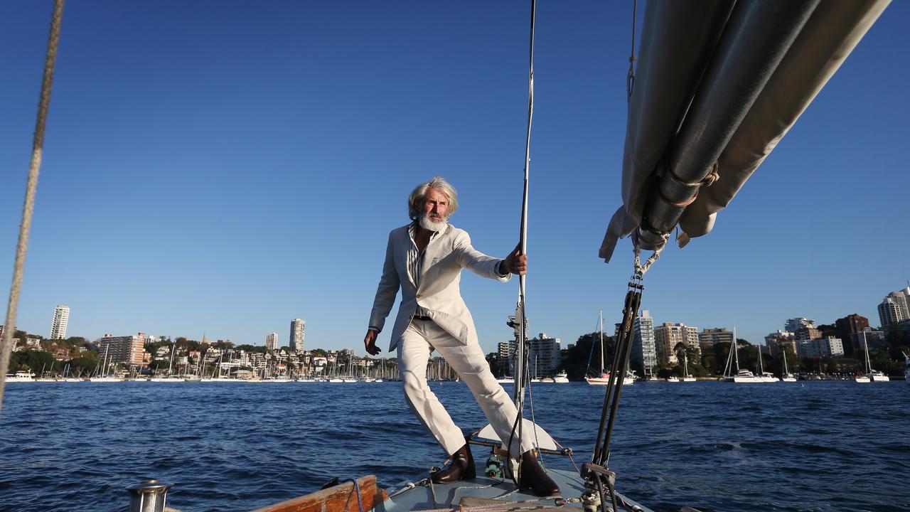 Two Dogs Ratu is solo sailing from Hobart to Alaska without any form of power apart from the wind. Picture: John Feder