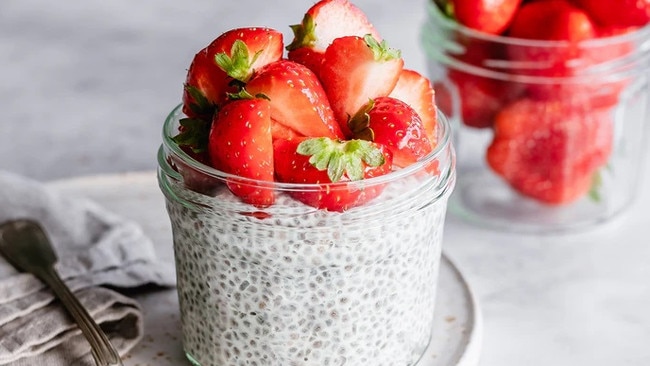 Health experts say chia puddings are a healthy swap instead of cereals.