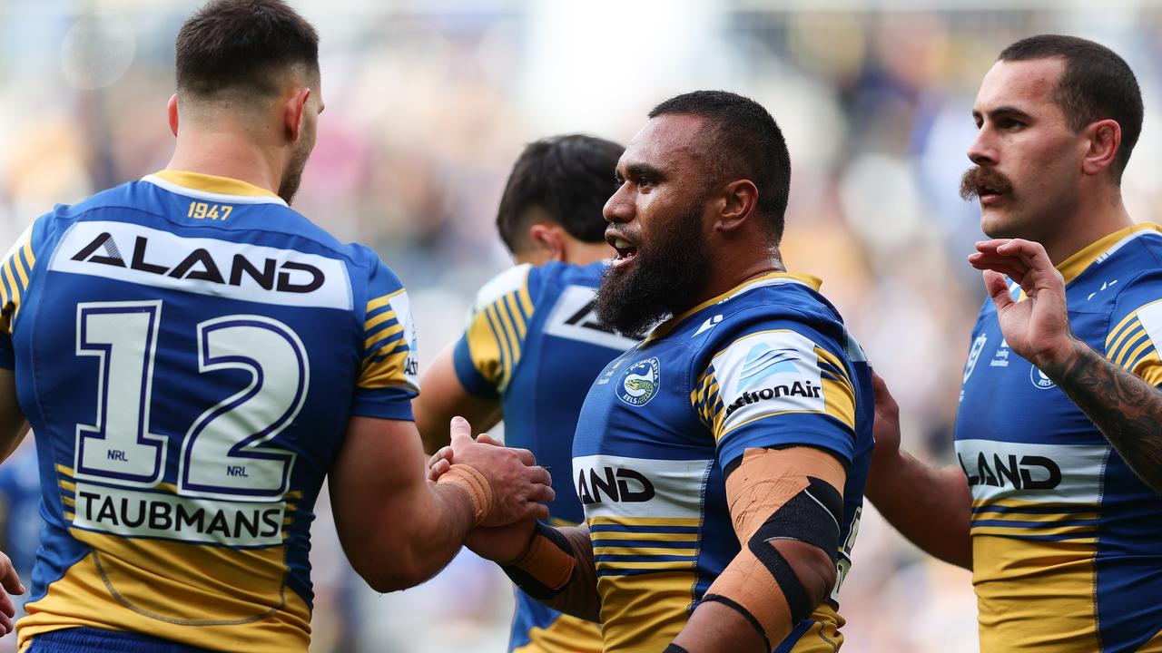 Parramatta piled on 30 unanswered points in the second stanza. (Photo by Pete Dovgan/Speed Media/Icon Sportswire via Getty Images)