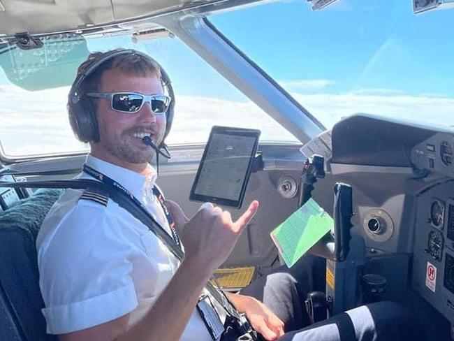 30-year-old QantasLink pilot Harry Allchin died suddenly this week. Photo: Supplied.