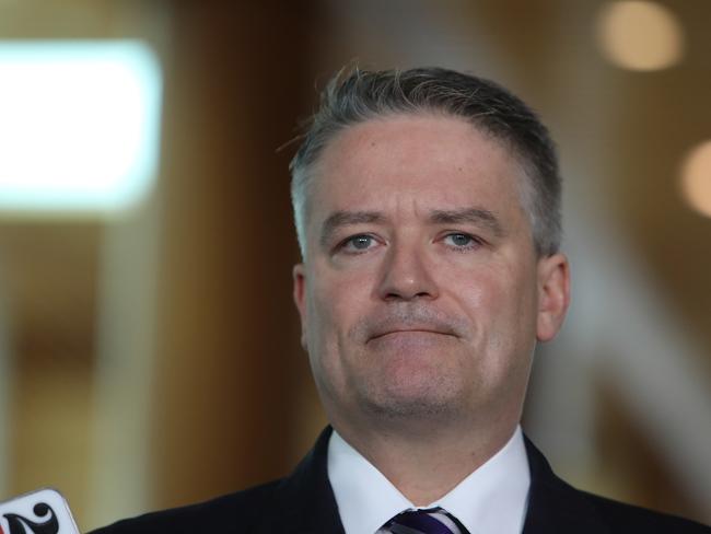 Leader of the Government in the Senate Mathias Cormann. Picture: Kym Smith