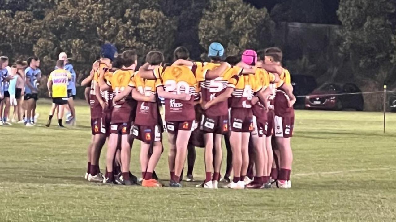 Kupa's team stand united for him. Photo: Coolum Colts