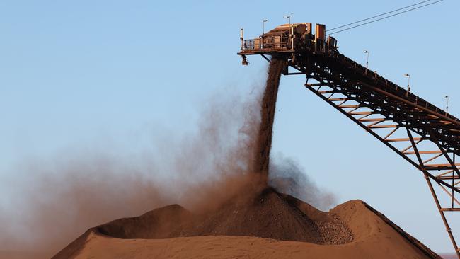 WA’s budget received a $1.7bn boost from underestimating the returns from iron ore. Picture: Rohan Kelly