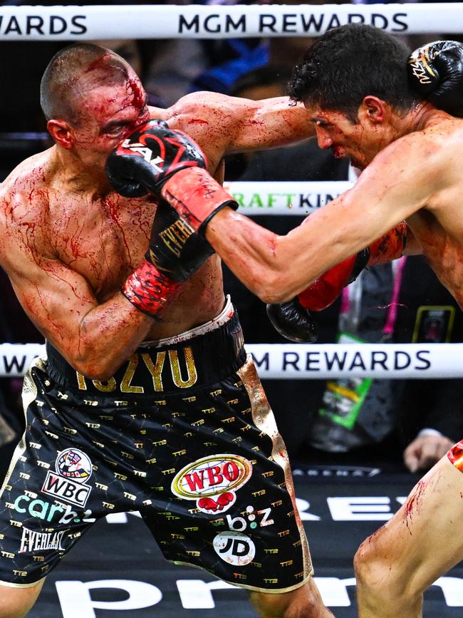 Tim Tszyu and Sebastian Fundora are set for a rematch of their 2024 bloodbath. Picture: Tayfun Coskun/Anadolu via Getty Images