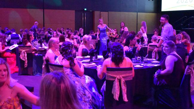 More than 100 students attended the Sarina State High School formal at the MECC, Mackay, on Thursday November 19. Picture: Zizi Averill