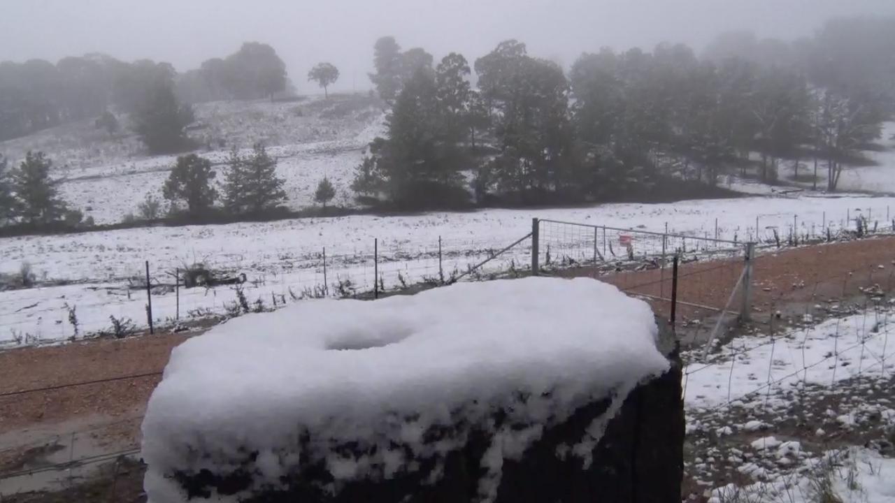 NSW weather: Photos reveal mass flooding on south coast, snow in Orange ...