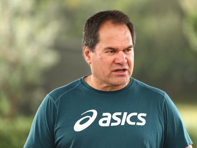 Wallabies coach Dave Rennie will be in the job at least until the next World Cup in 2023. Picture: Getty Images