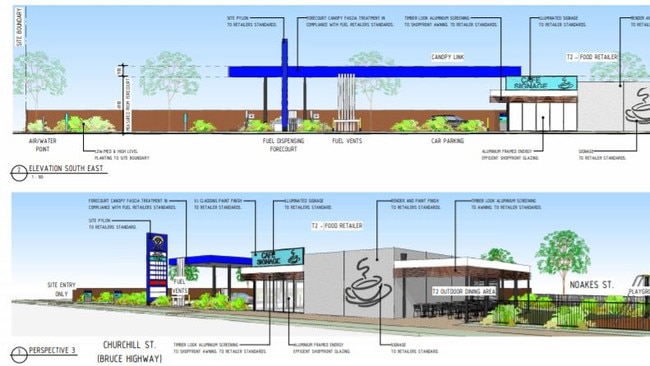 A development application which could see a new service station and cafe built in Childers has been lodged with the Bundaberg Regional Council. Designs by Verve.