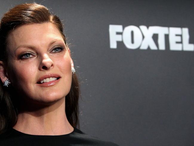 Linda Evangelista at the FOXTEL 2015 program launch held at The Sydney Theater in Walsh Bay Picture: Richard Dobson