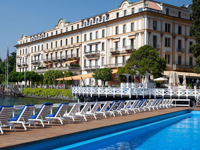 Villa d'Este luxury world hotel, Cernobbio, Lake Como, Italy. Picture: Alamy