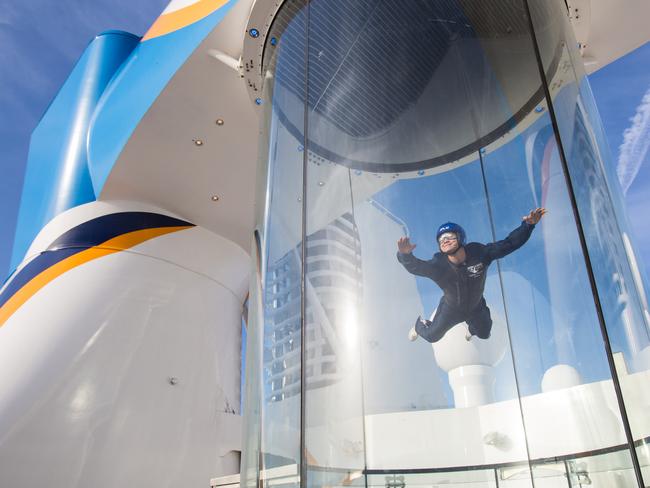 You can fly at sea on iFly skydiving experience.