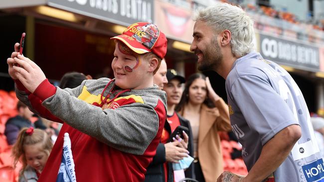 Izak Rankine will play for the Crows next season but a deal must get done first. Picture: Getty Images