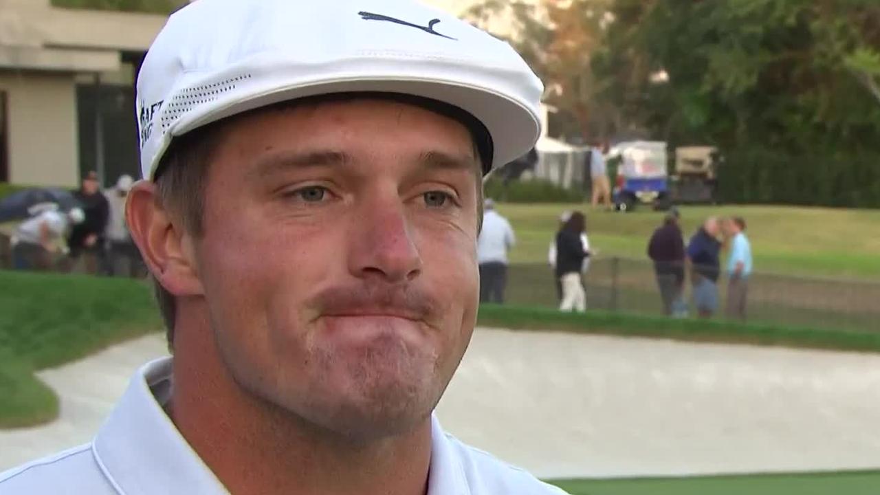 Bryson DeChambeau was emotional after win at Bay Hill.