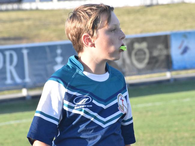 Rockhampton District Secondary Schools Rugby League grand finals, Year 7C, St Brendan’s College versus Heights College, Browne Park, September 7, 2022.