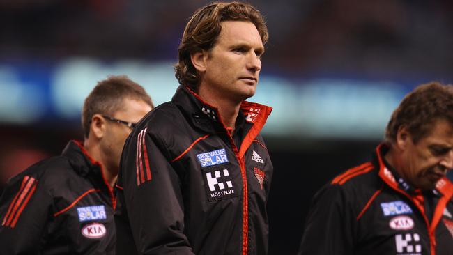 James Hird won’t be at the 1993 premiership reunion. Picture: Getty Images