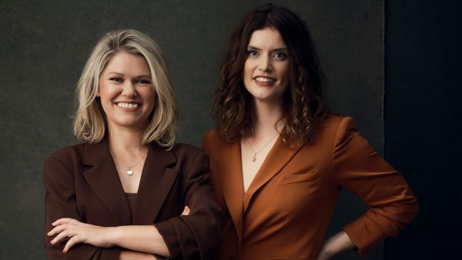 DEAD FUNNY: Kate McLennan and Kate McCartney. Picture: Ben King